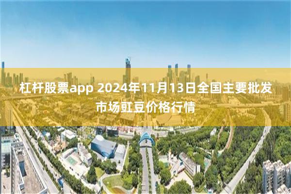 杠杆股票app 2024年11月13日全国主要批发市场豇豆价格行情