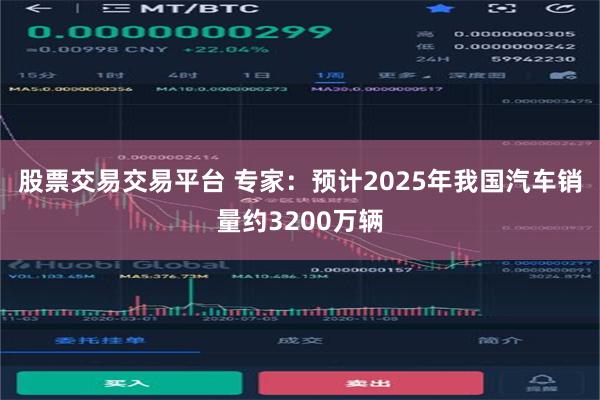 股票交易交易平台 专家：预计2025年我国汽车销量约3200万辆